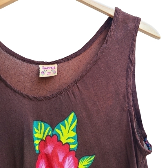 Swarna Midi Bohemian Floral Light-weight Dress, Size Medium - Picture 3 of 7